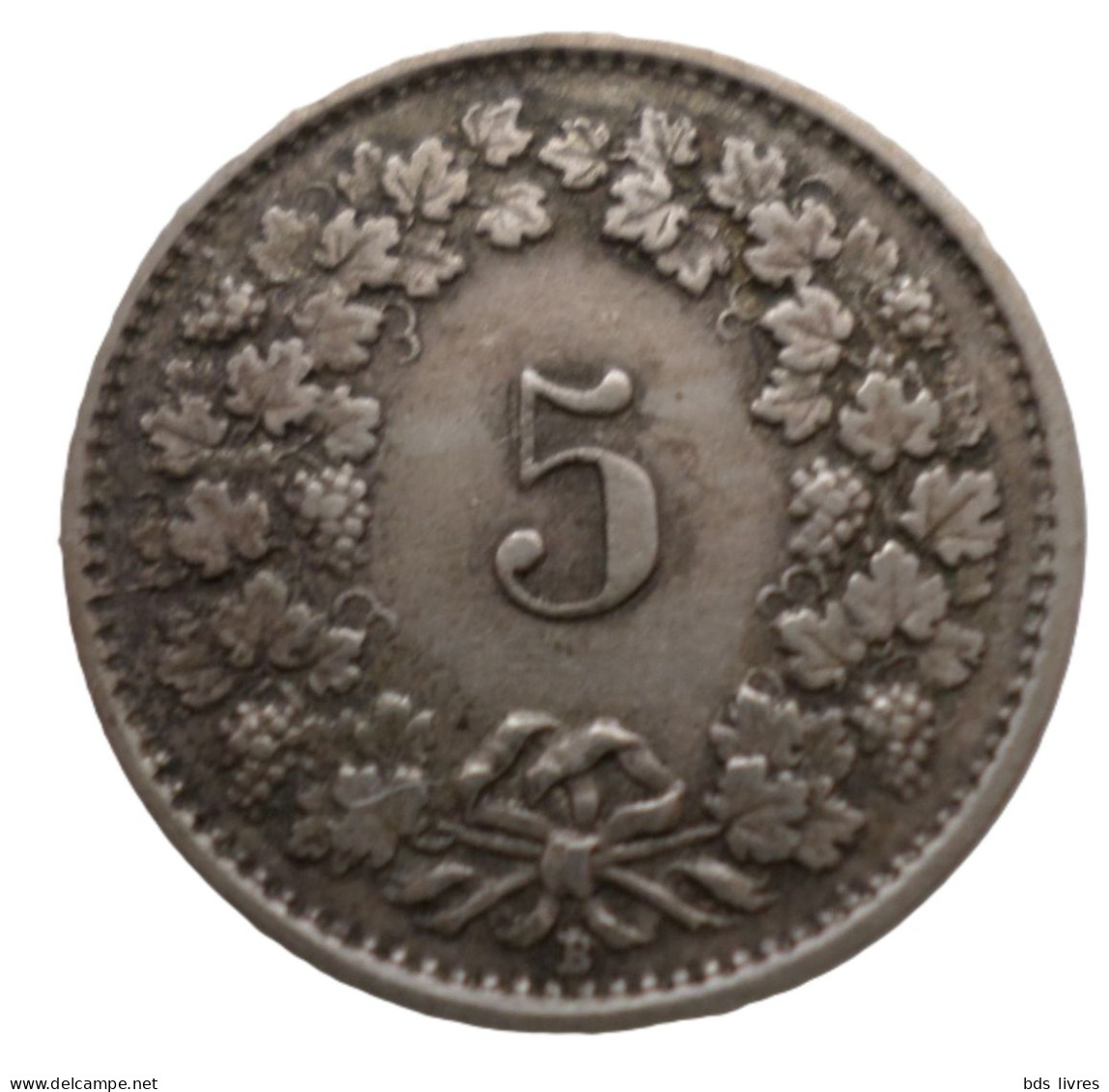 SUISSE  -5 Centimes Tête De Libertas (5 Rappen)  Année 1929 B  -- Pièce Non Nettoyée Et Patinée (voir Images) - 5 Rappen