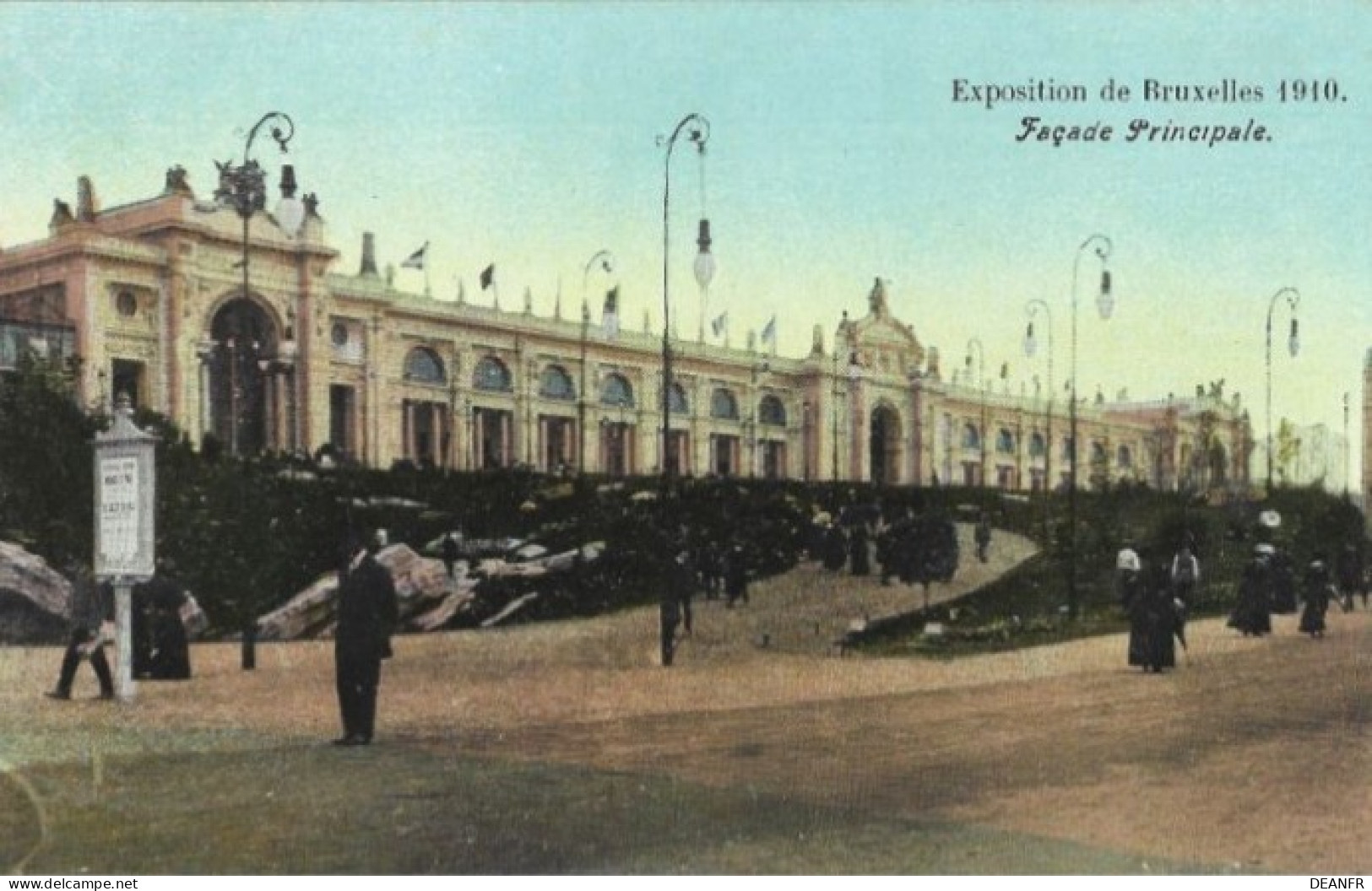 EXPOSITION De BRUXELLES 1910 : Façade Principale. Carte Impeccable. - Universal Exhibitions