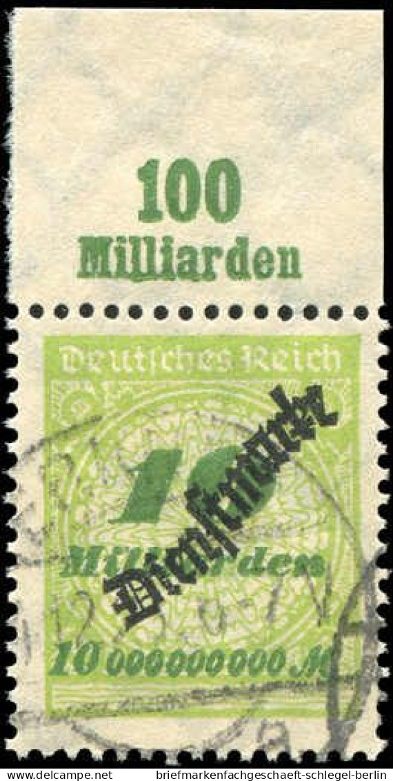 Deutsches Reich, 1923, 86 P OR A, Gestempelt - Dienstmarken