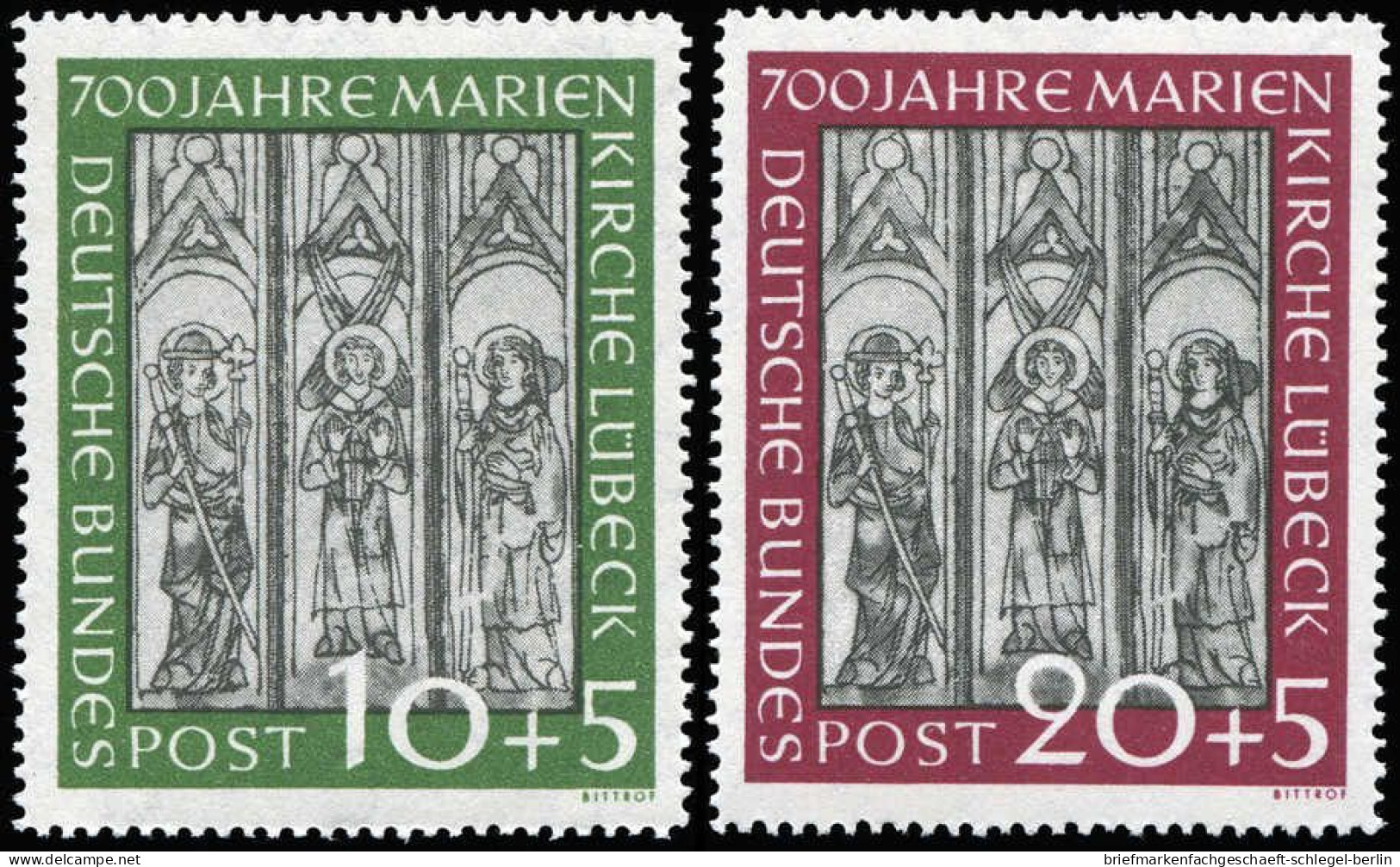 Bundesrepublik Deutschland, 1951, 139-40, Postfrisch - Sonstige & Ohne Zuordnung