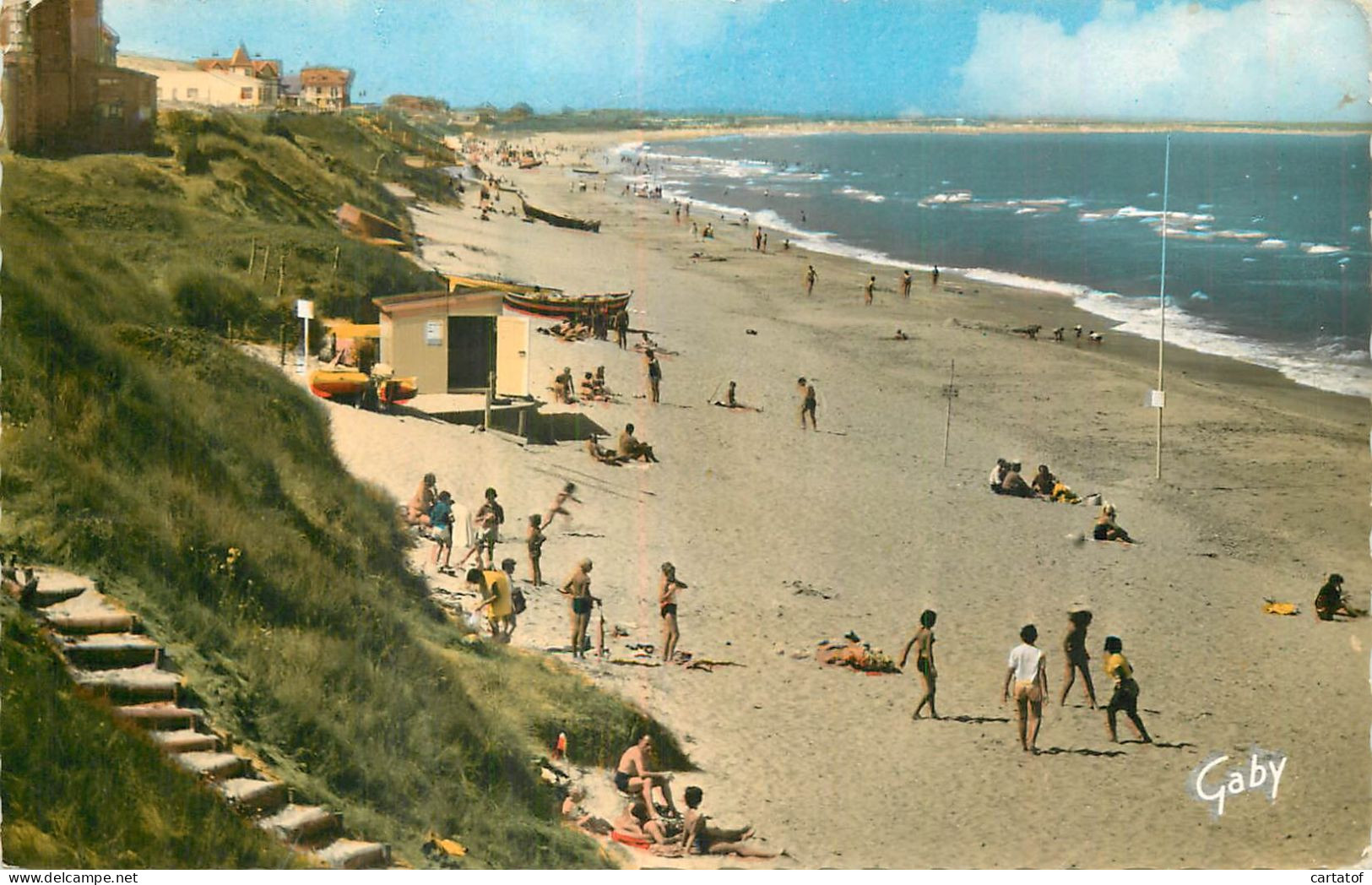 LE HOME SUR MER . Cabine Des Sauveteurs Bretons Et La Plage . - Sonstige & Ohne Zuordnung