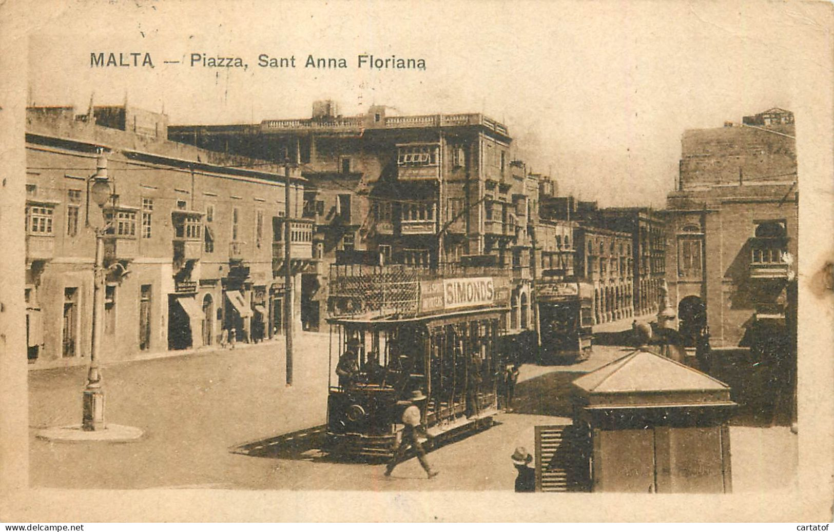 MALTE . MALTA . Piazza Sant Anna Floriane .  - Malta