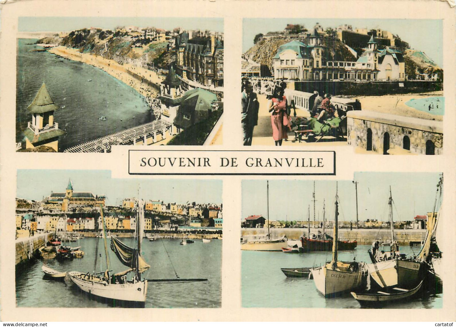 Souvenir De GRANVILLE . CP Multivues - Granville