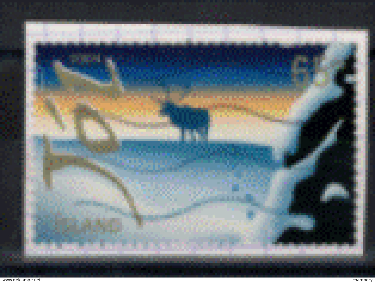 Islande - "Noël : Renne Dans Un Paysage Enneigé" - Oblitéré N° 1009 De 2004 - Used Stamps