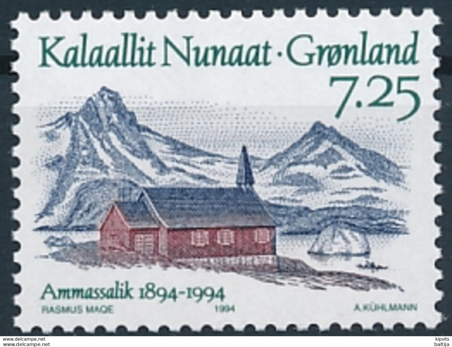 Mi 245 ** MNH Ammassalik Centennial Church - Ongebruikt