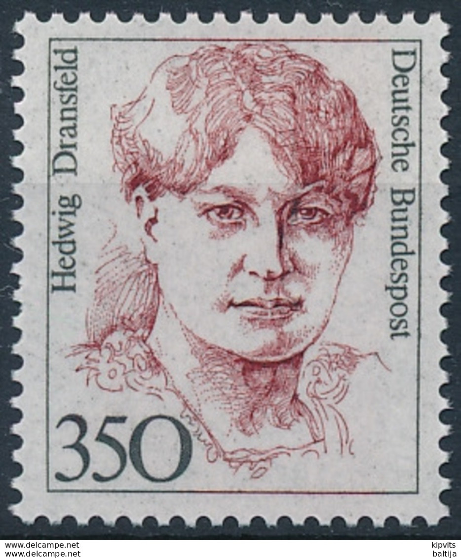 Mi 1393 MNH ** / Catholic Feminist Writer Politician Hedwig Dransfeld / Notable Women Woman - Nuevos