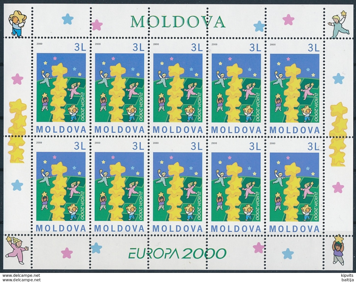 Mi 363 MNH ** Sheetlet / CEPT Europa - Moldavie