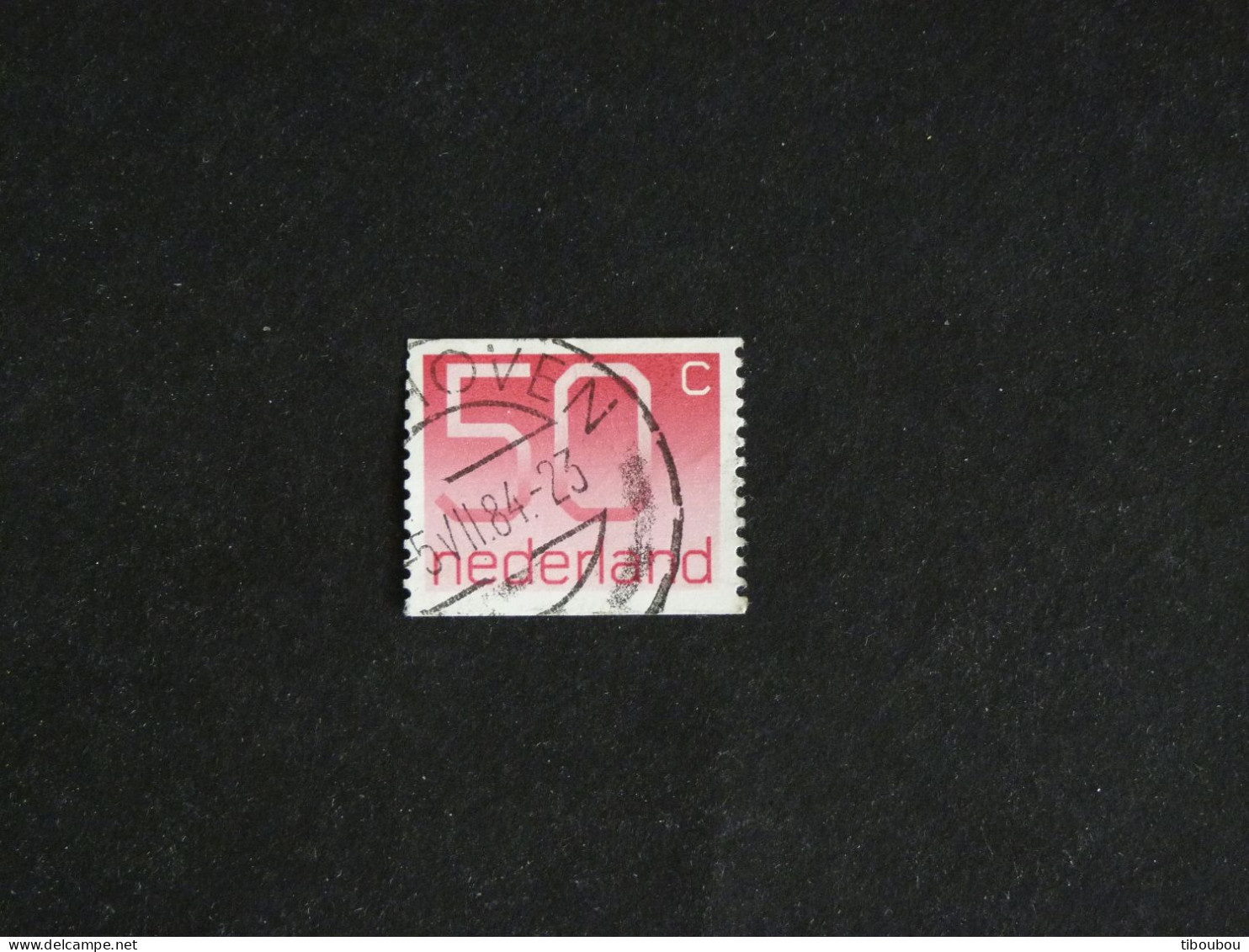 PAYS BAS NEDERLAND YT 1104a OBLITERE - CENTENAIRE TIMBRE A CHIFFRES - Used Stamps