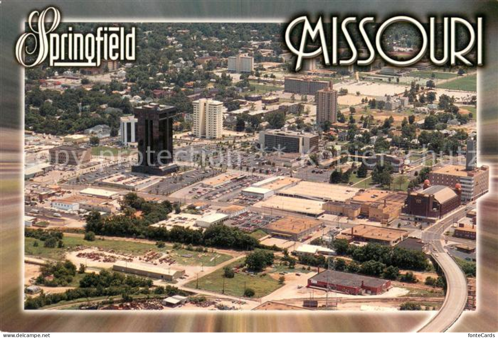 73744597 Springfield_Missouri Queen City Of The Ozarks Aerial View - Autres & Non Classés