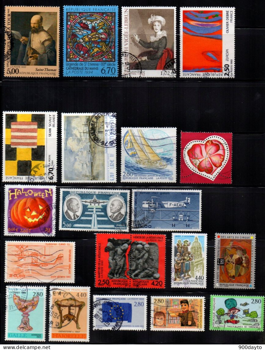 FRANCE Oblitérés (Lot N° 26: 33 Timbres). - Used Stamps