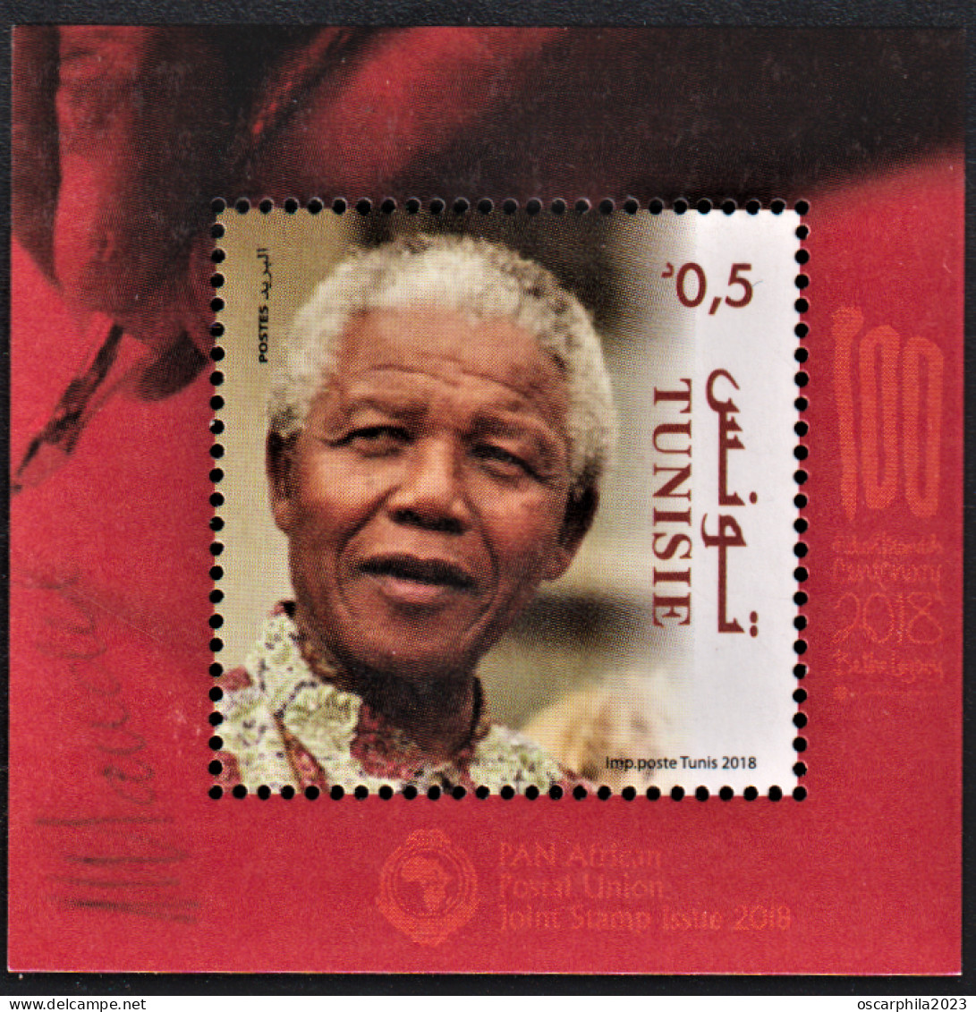 2018 - Tunisie  - Centenaire De Nelson Mandela - 1V -  MNH***** - Other & Unclassified