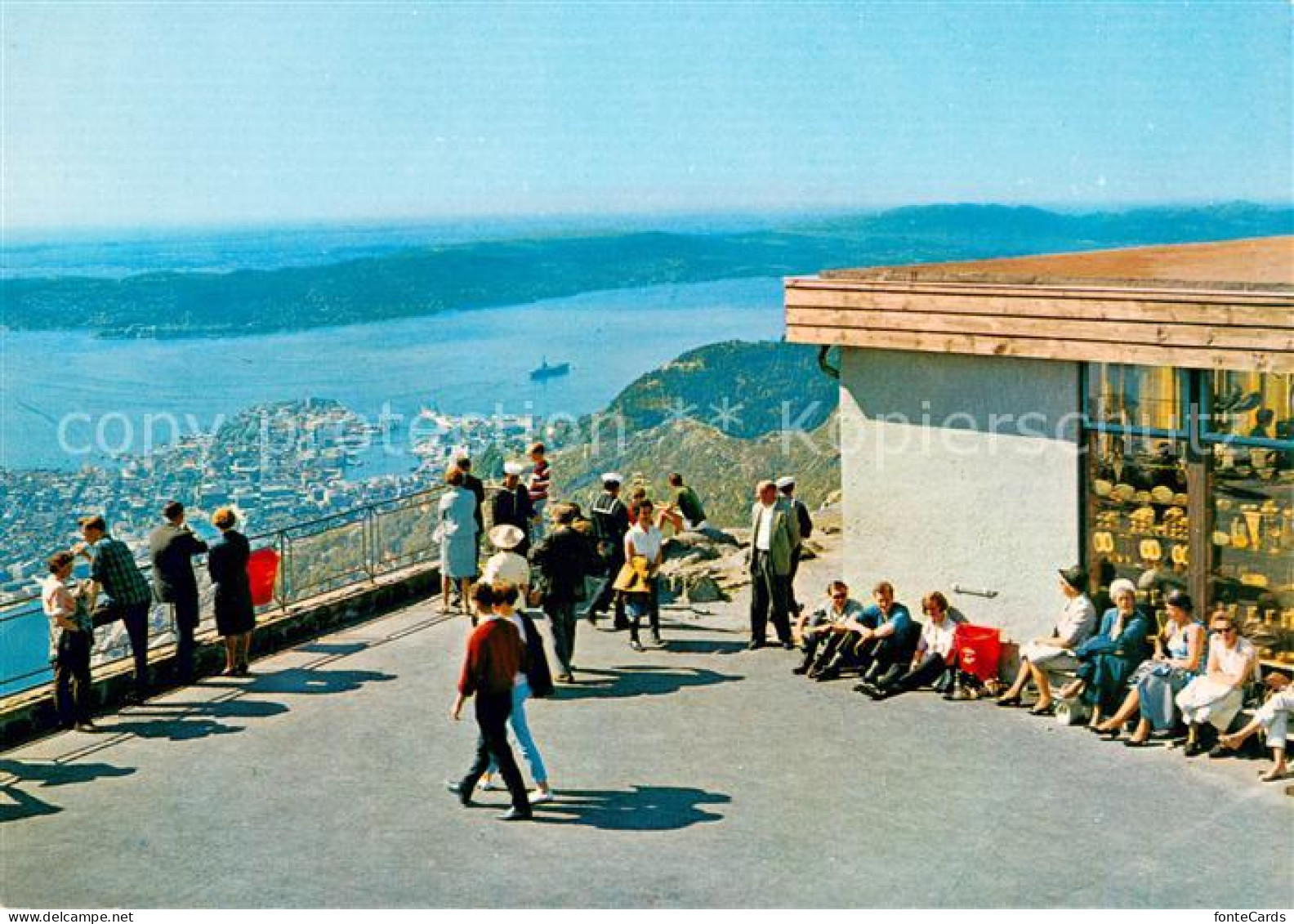 73629220 Bergen Norwegen View From Mount Ulrikken Bergen Norwegen - Norvège