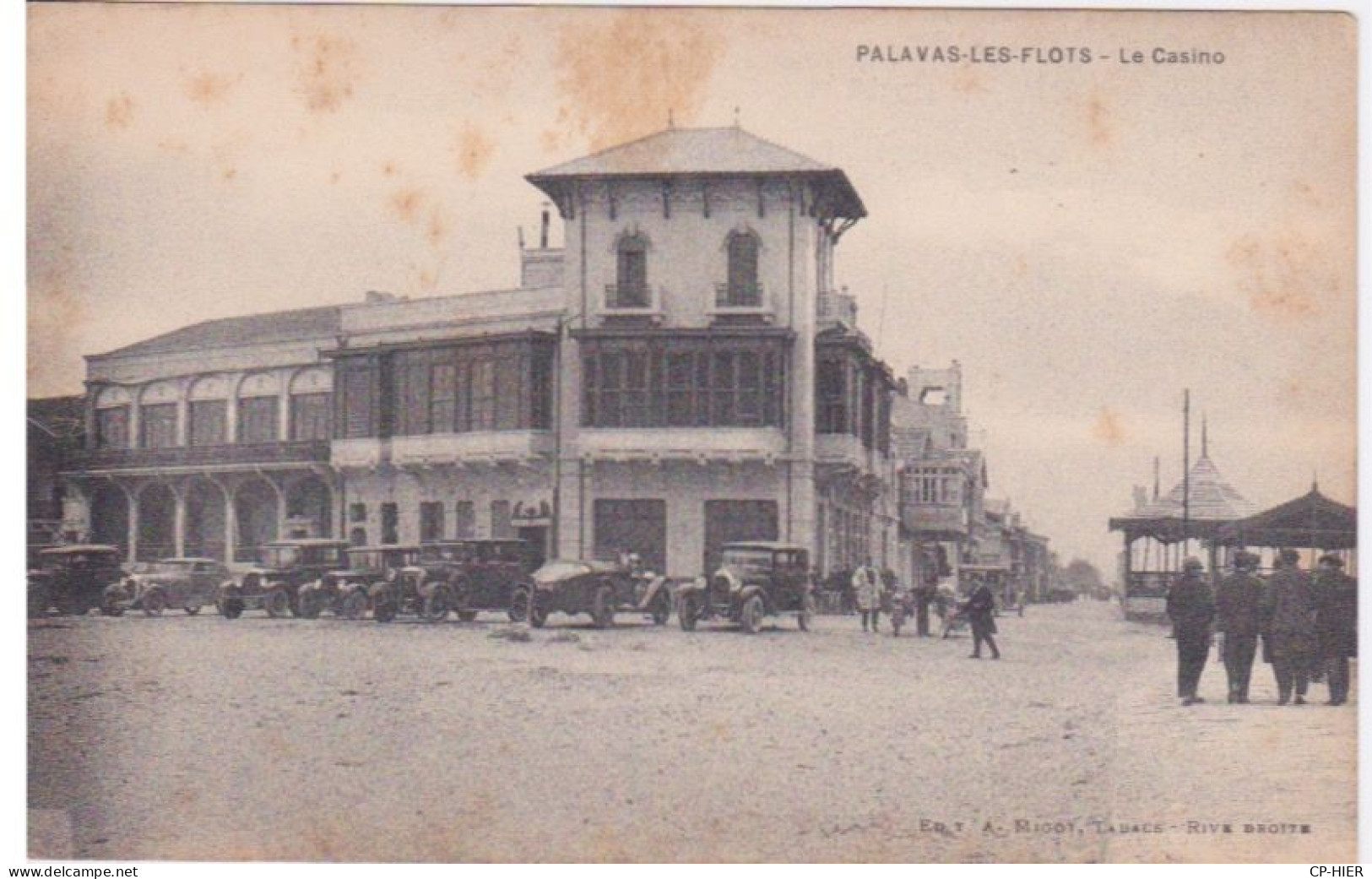 34 - PALAVAS LES FLOTS - AUTO AUTOMOBILE GARE DEVANT LE CASINO - Palavas Les Flots