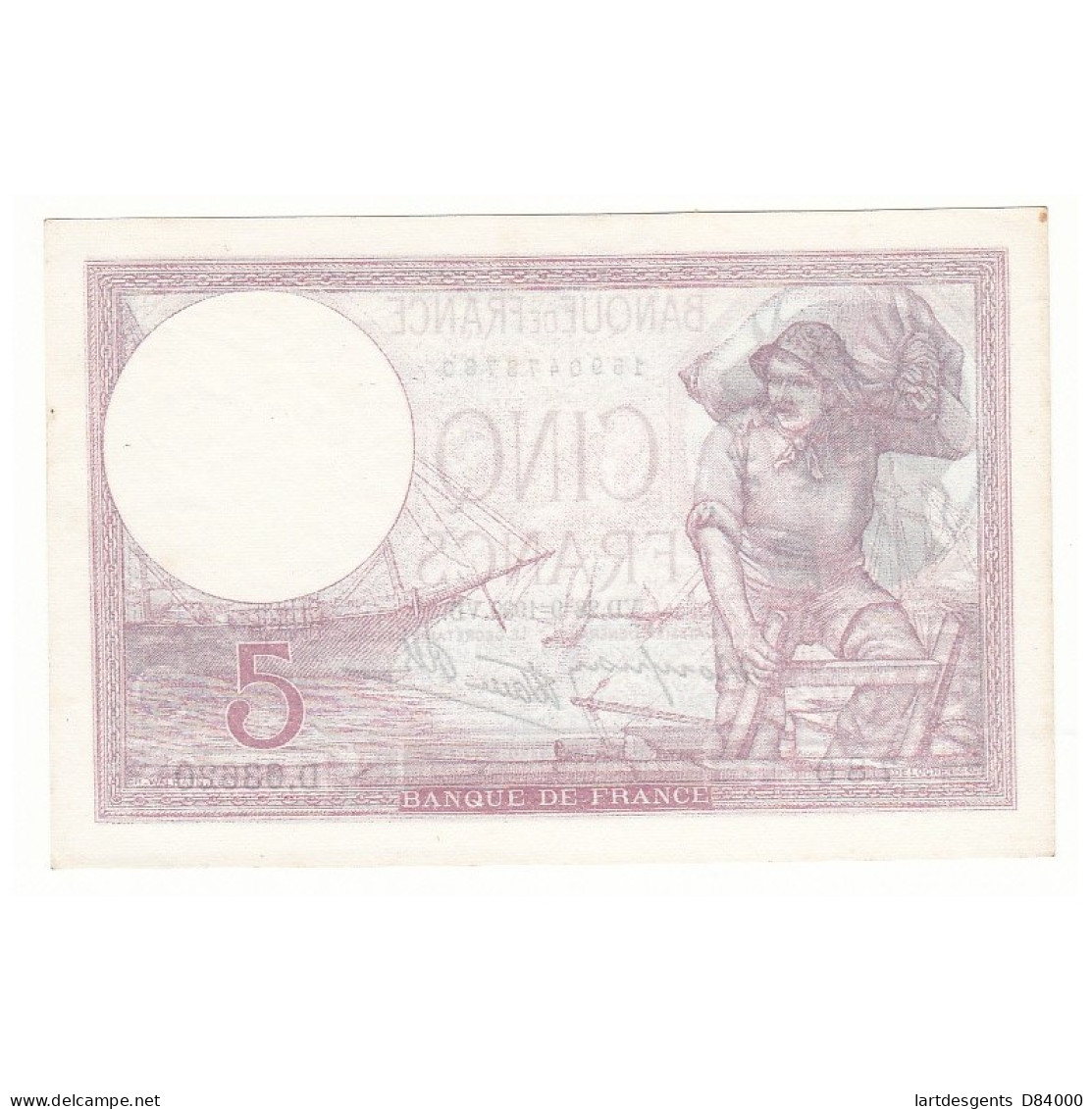 5 FRANCS VIOLET 28-09-1939  P/NEUF  Fayette 4.10 - 5 F 1917-1940 ''Violet''