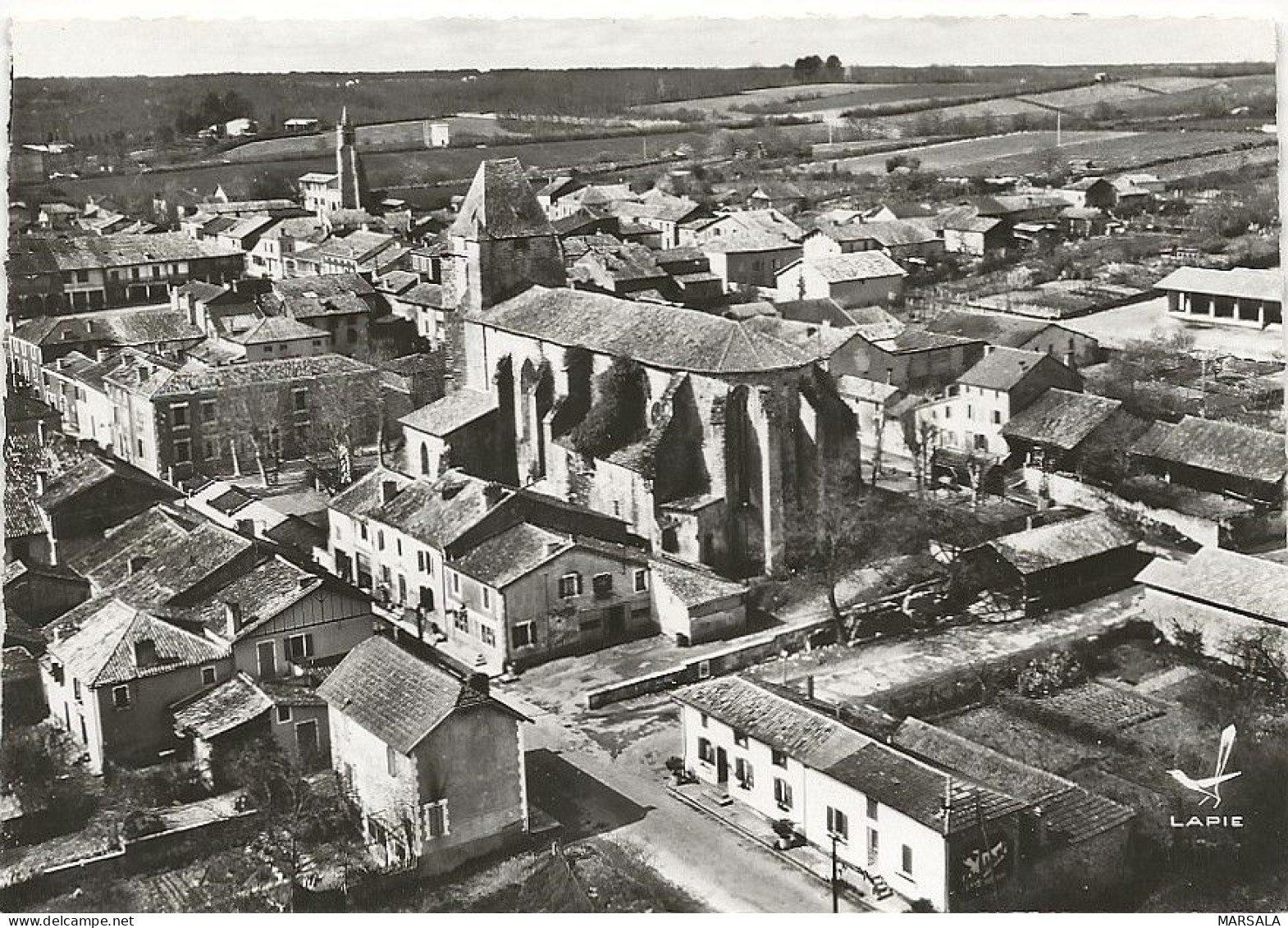 CPSM Geaune Eglise De La Tour Des Augustins - Otros & Sin Clasificación