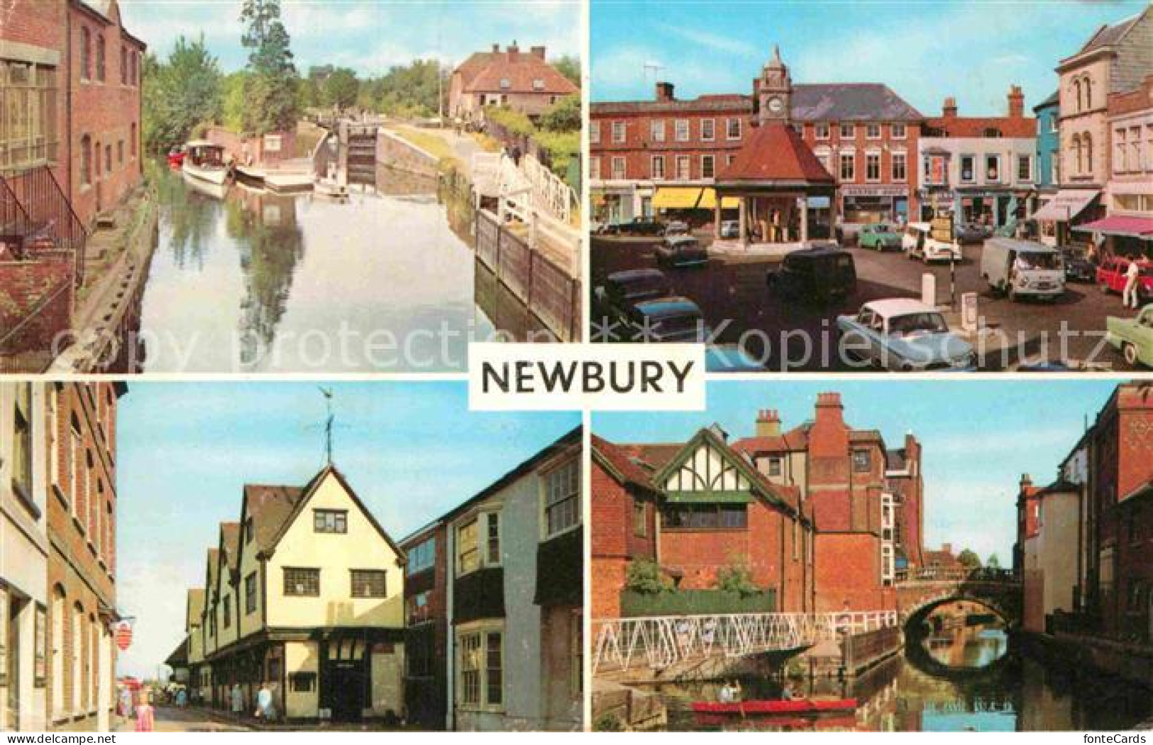 72890930 Newbury Berkshire The River Kennet Jacobean Cloth Museum Broadway The B - Other & Unclassified