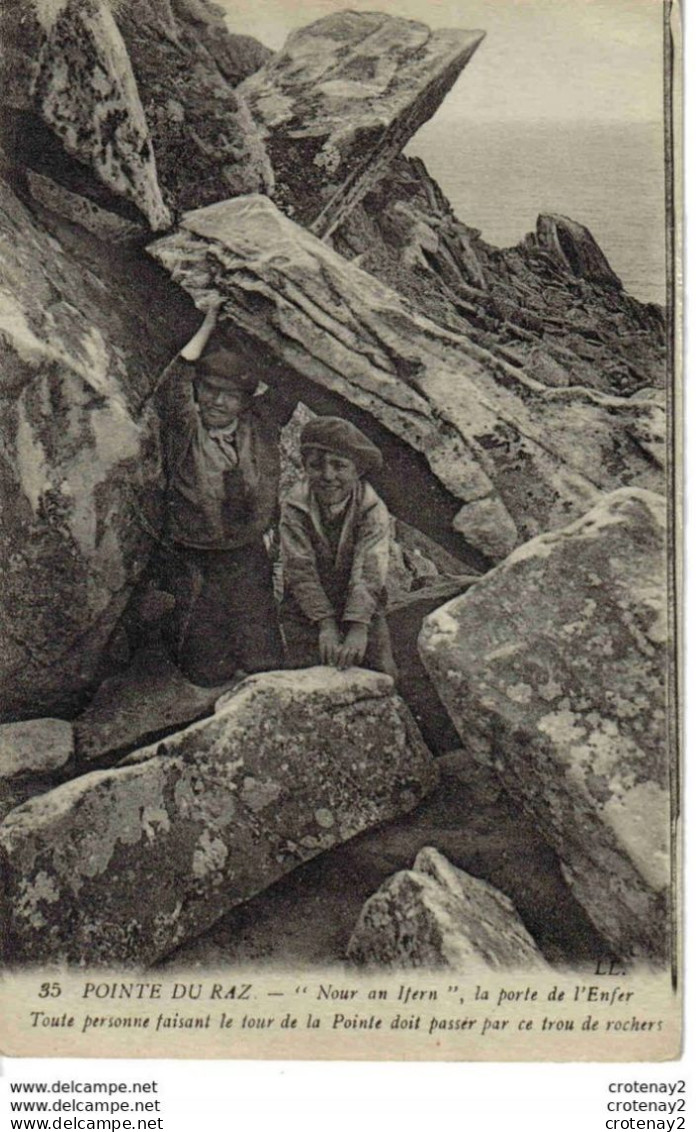 29 LA POINTE DU RAZ N°35 Nour An Ifern Porte De L'Enfer Animée Enfants Avec Casquettes VOIR DOS - La Pointe Du Raz