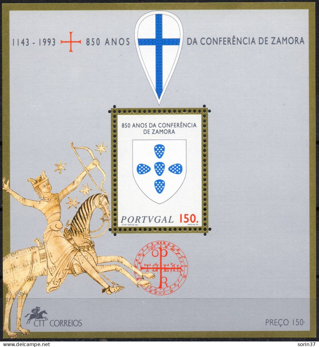 HB Portugal  Block  Año 1993 Nuevo   Conferencia Zamora - Unused Stamps