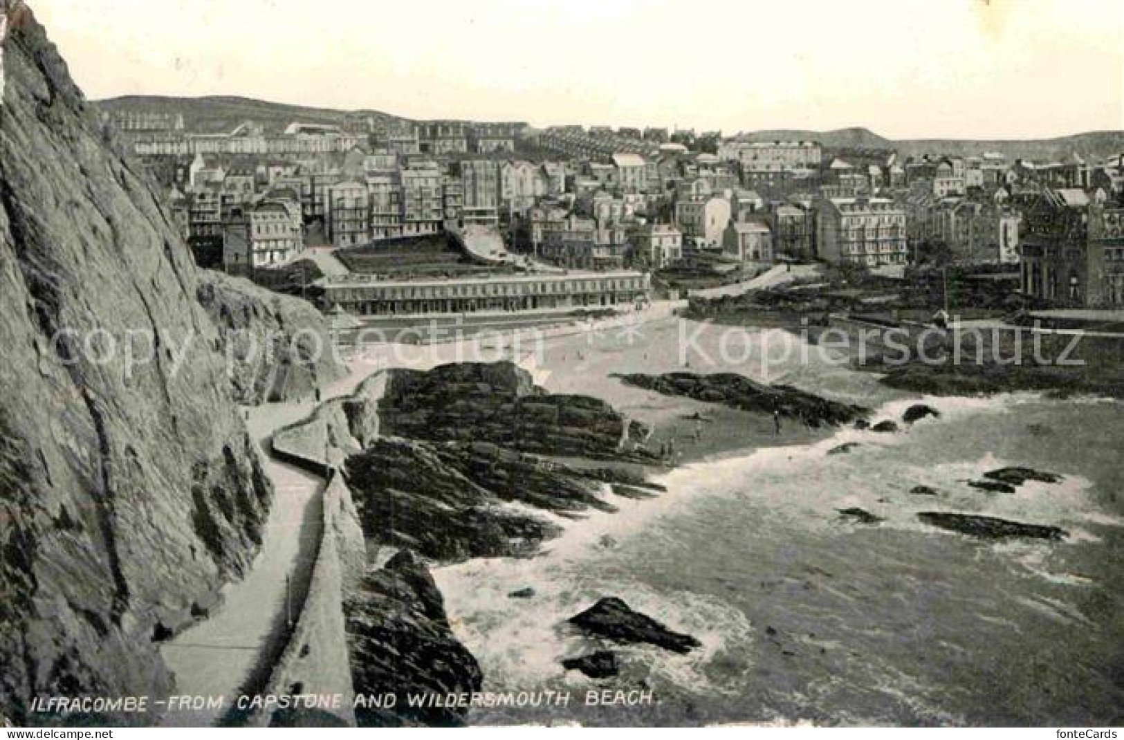 72884717 Ilfracombe North Devon Wildersmouth Beach Capstone  Ilfracombe North De - Sonstige & Ohne Zuordnung