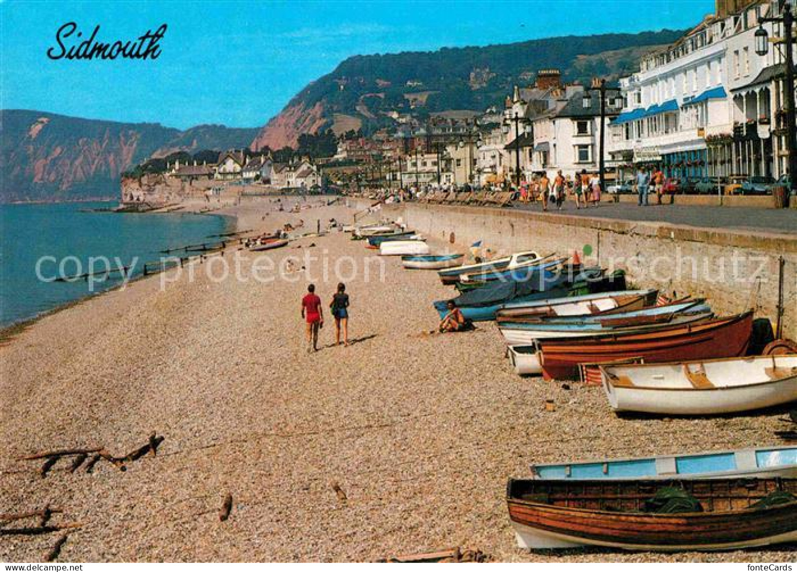 72869732 Sidmouth Town Beach And Esplanade Sidmouth Town - Sonstige & Ohne Zuordnung