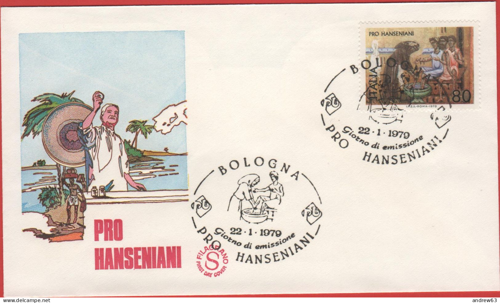 ITALIA - ITALIE - ITALY - 1979 - Pro Hanseniani - FDC Filagrano - FDC