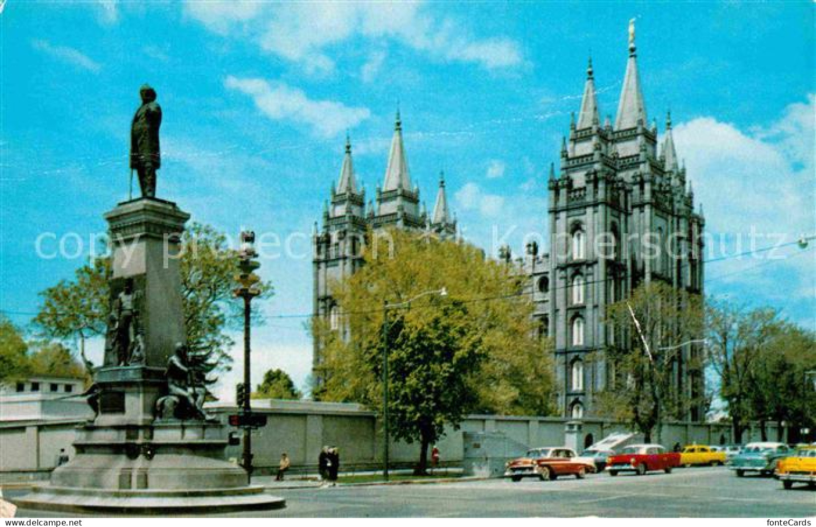 72856109 Salt_Lake_City Pioneer Monument Mormon Temple - Sonstige & Ohne Zuordnung