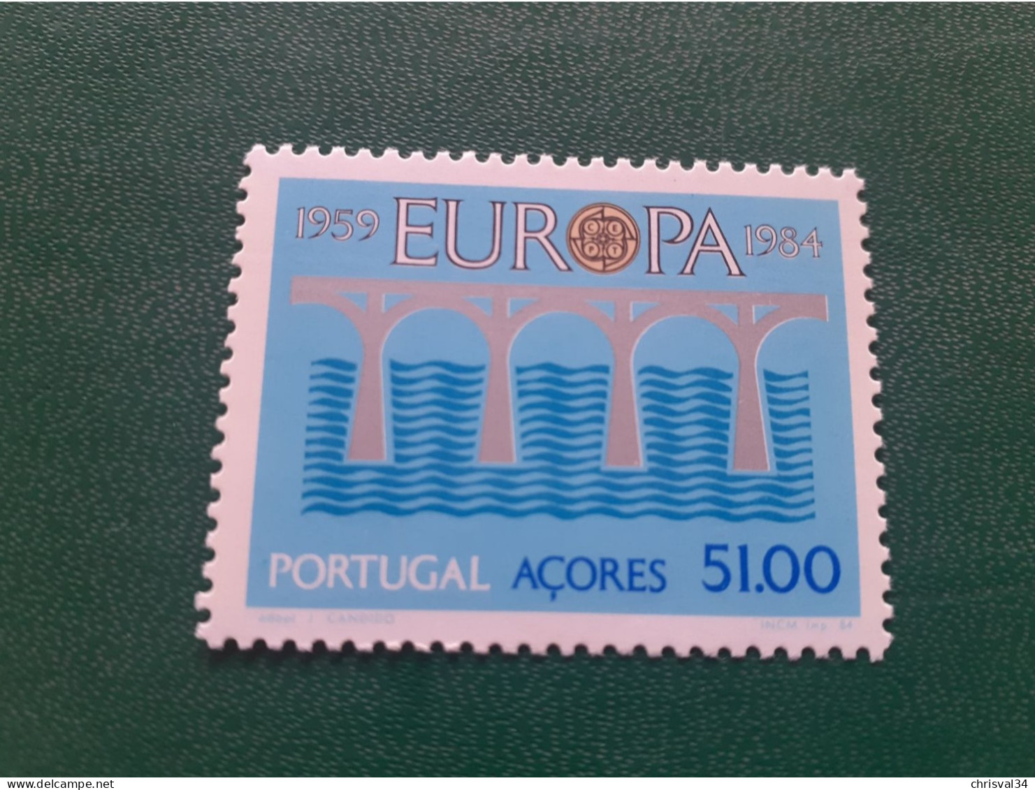 TIMBRE   ACORES  ANNEE  1984    N  353         NEUF  LUXE** - Açores