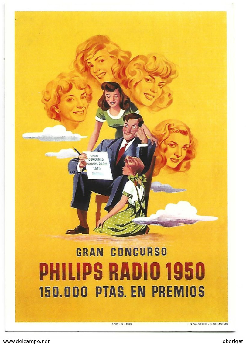 CONCURSO PHILIPS RADIO 1950 - Autres & Non Classés