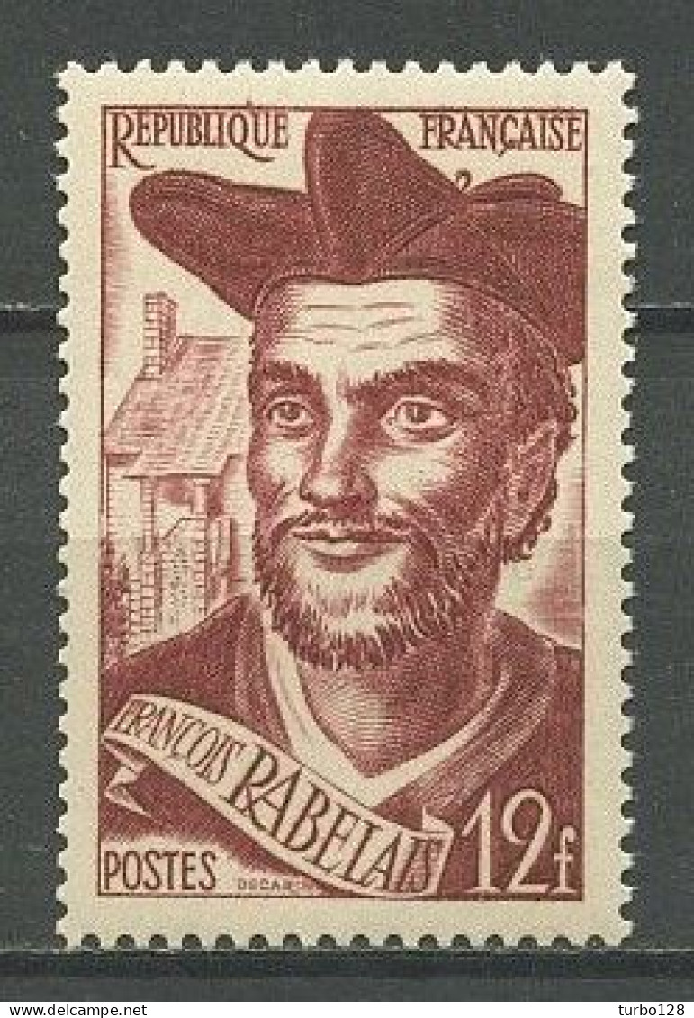 FRANCE 1950 N° 866 ** Neuf MNH Superbe C 1 € François Rabelais Ecrivain Writer - Unused Stamps