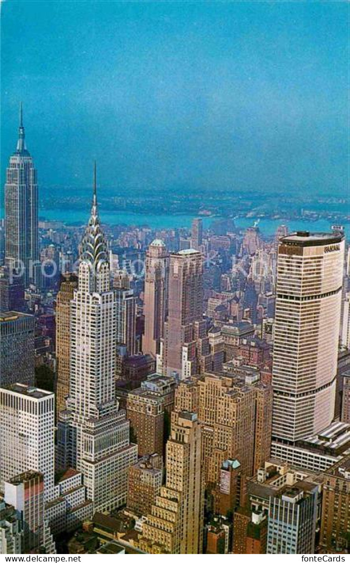 72810815 Manhattan_New_York Midtown With Empire State Building Chrysler And Pan  - Otros & Sin Clasificación