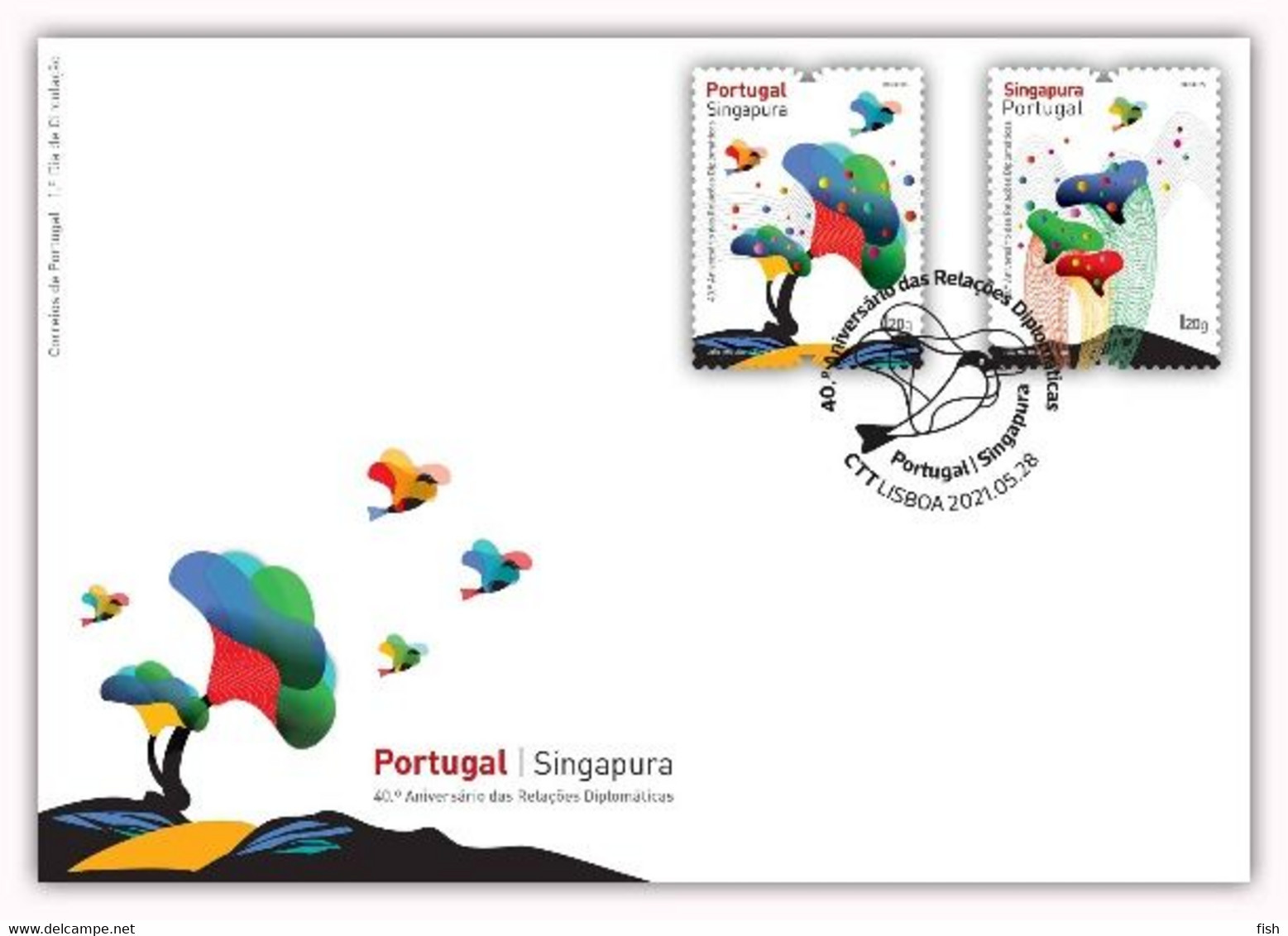 Portugal & FDC Joint Issue Series Portugal And Singapore 2021 (77764) - FDC