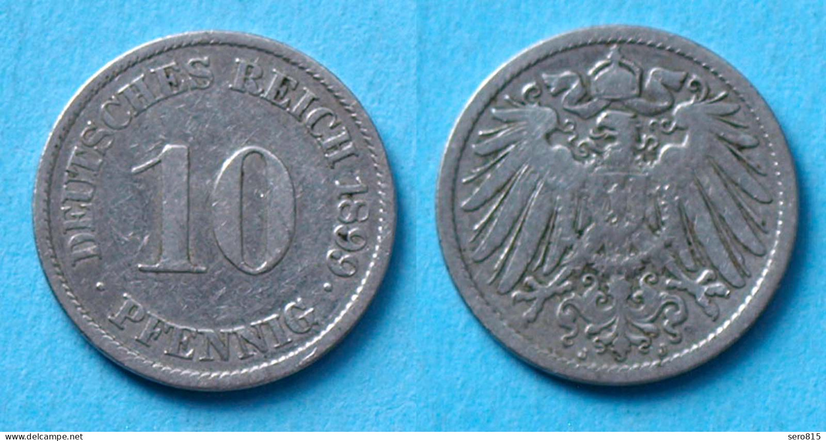 10 Pfennig 1899 J Deutsches Kaiserreich Empire Jäger Nr. 13   (17747 - 10 Pfennig