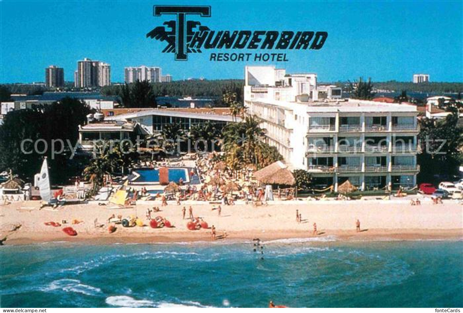 72801045 Miami_Beach Thunderbird Resort Hotel Aeriel View - Andere & Zonder Classificatie