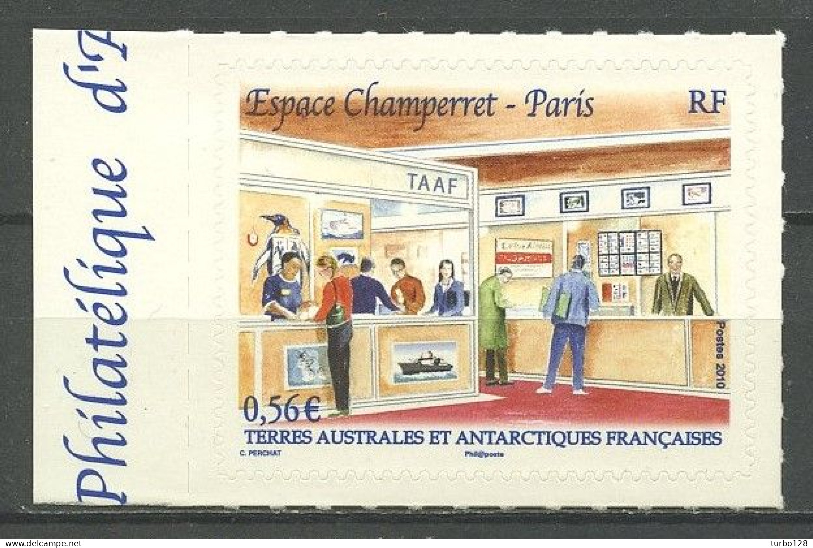 TAAF 2010 N° 577 ** Auto Adhésif  Neuf  MNH Superbe C 2,50 € Espace Champerret  Paris Salon D' Automne - Unused Stamps