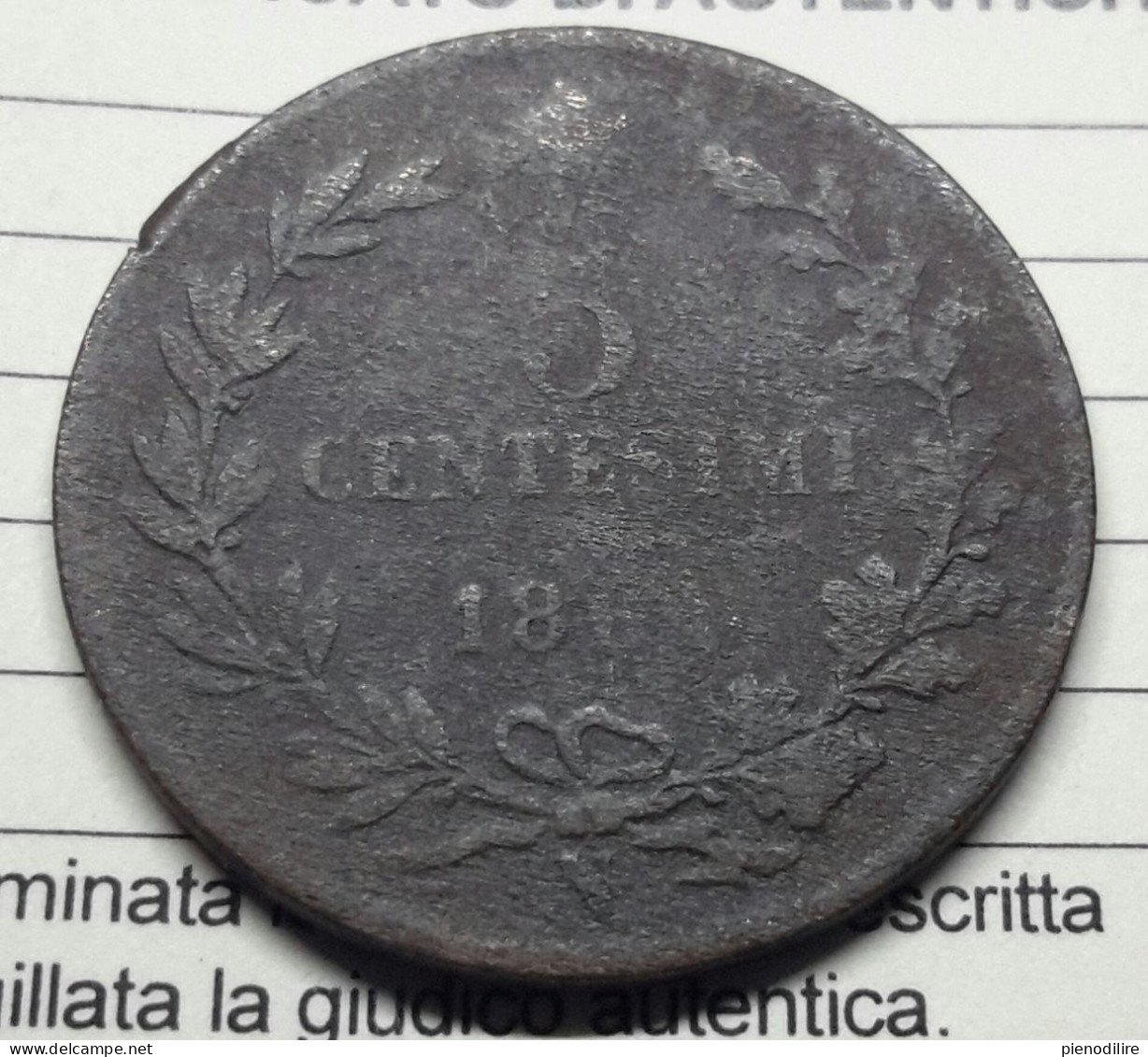 5 Cent. 1867 Napoli (A10.126) - 1861-1878 : Víctor Emmanuel II