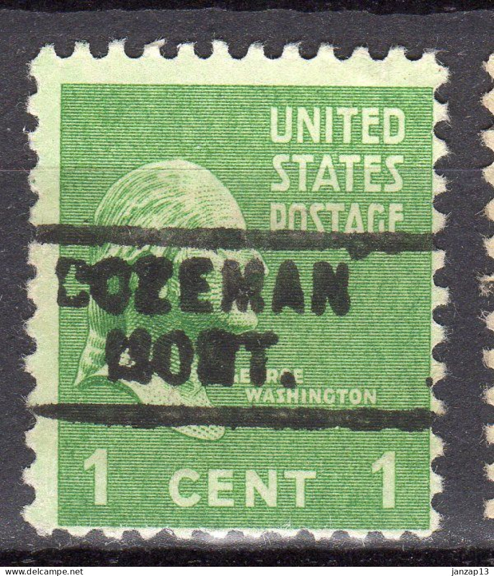 MM-678; USA Precancel/Vorausentwertung/Preo; BOZEMAN (MT), Type 729 - Precancels