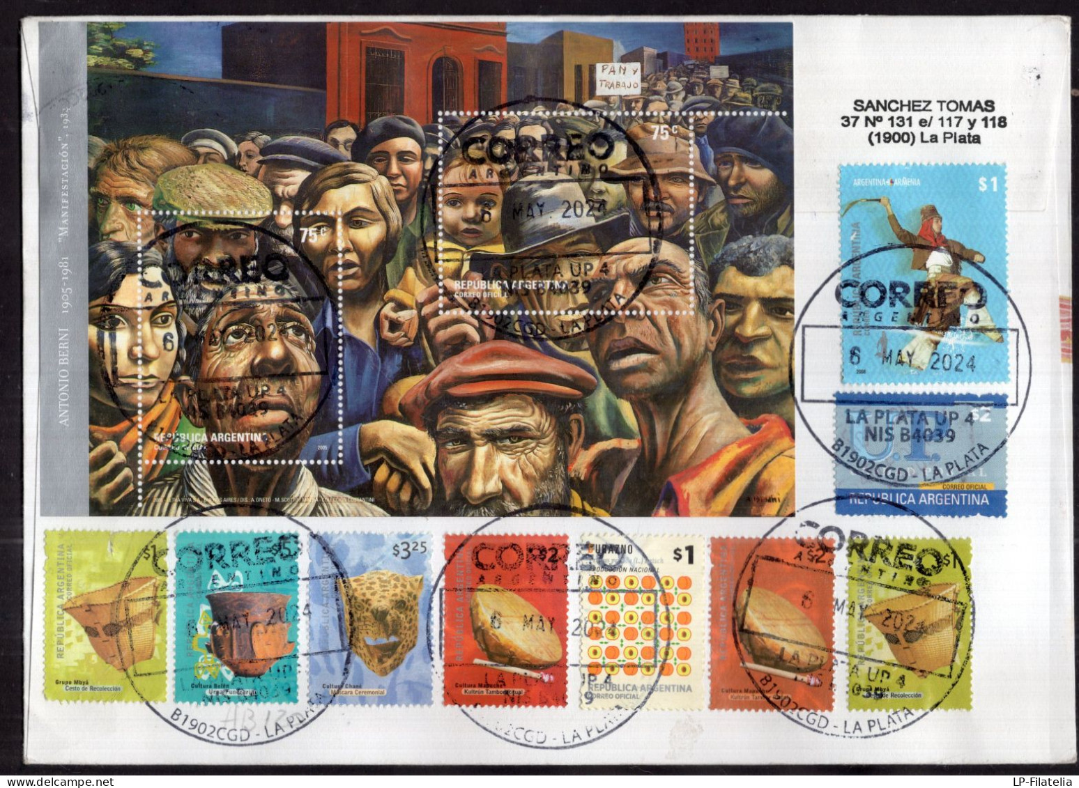 Argentina - 2024 - Tango - Modern Stamps - Diverse Stamps - Storia Postale