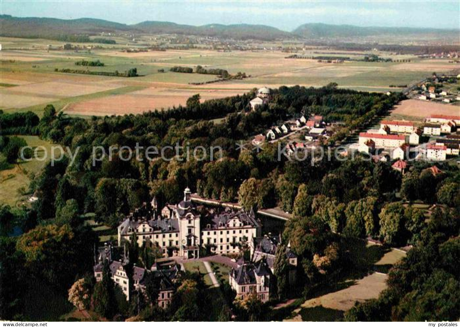 72891792 Bueckeburg Fliegeraufnahme Schloss Mit Mausoleum Bueckeburg - Bueckeburg