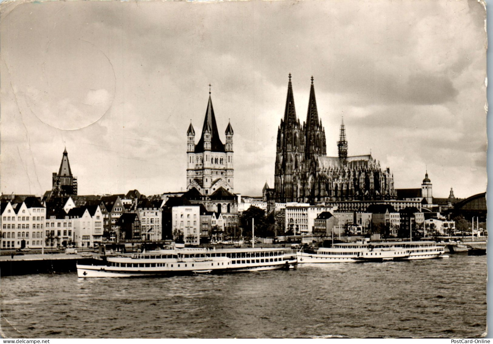 51534 - Deutschland - Köln , Am Rhein , Rheinansicht - Gelaufen 1966 - Koeln