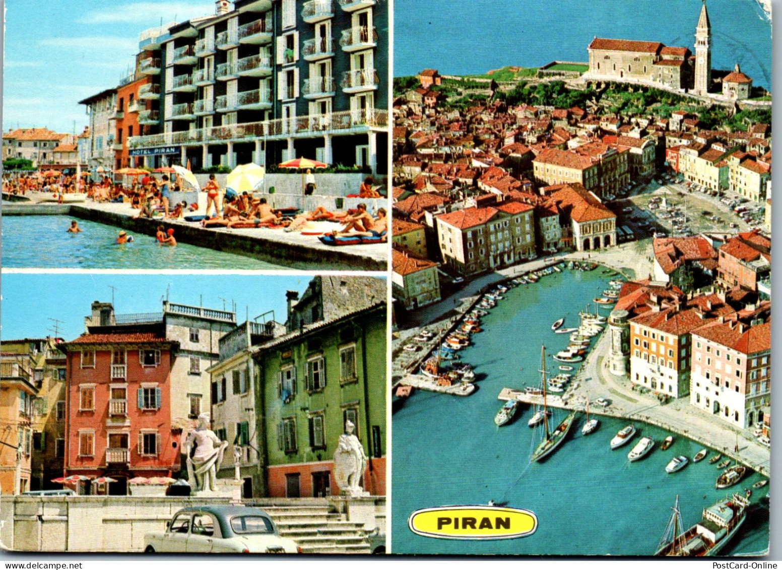 51347 - Slowenien - Piran , Mehrbildkarte - Gelaufen 1976 - Slovenia