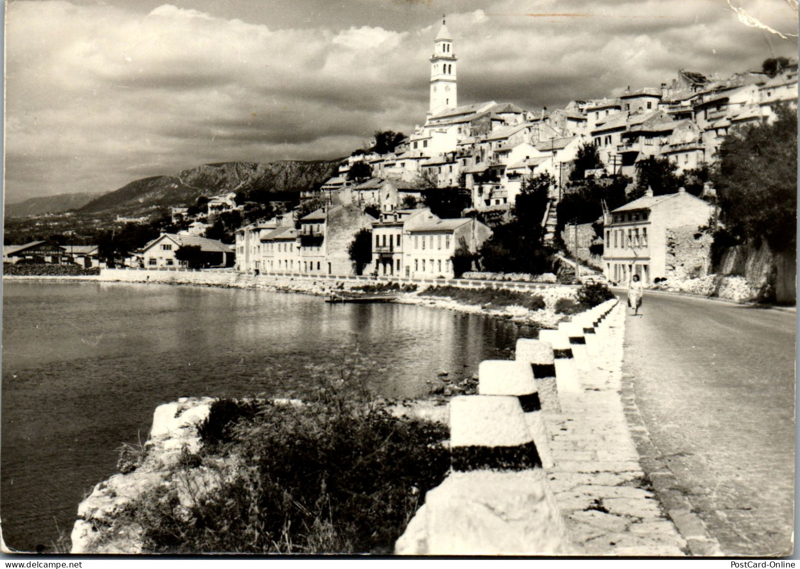 51320 - Kroatien - Novi Vinodolski , Novi Vinodol , View , Panorama - Gelaufen 1958 - Croatie