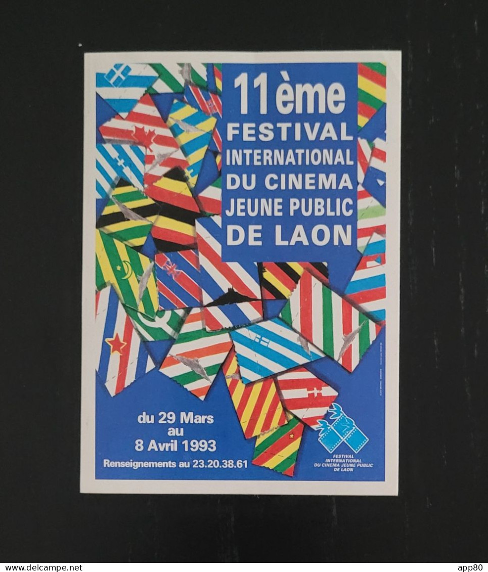 Autocollant Vintage 11ème Festival International De Cinéma Jeune Public De Laon 1993 - Autocollants