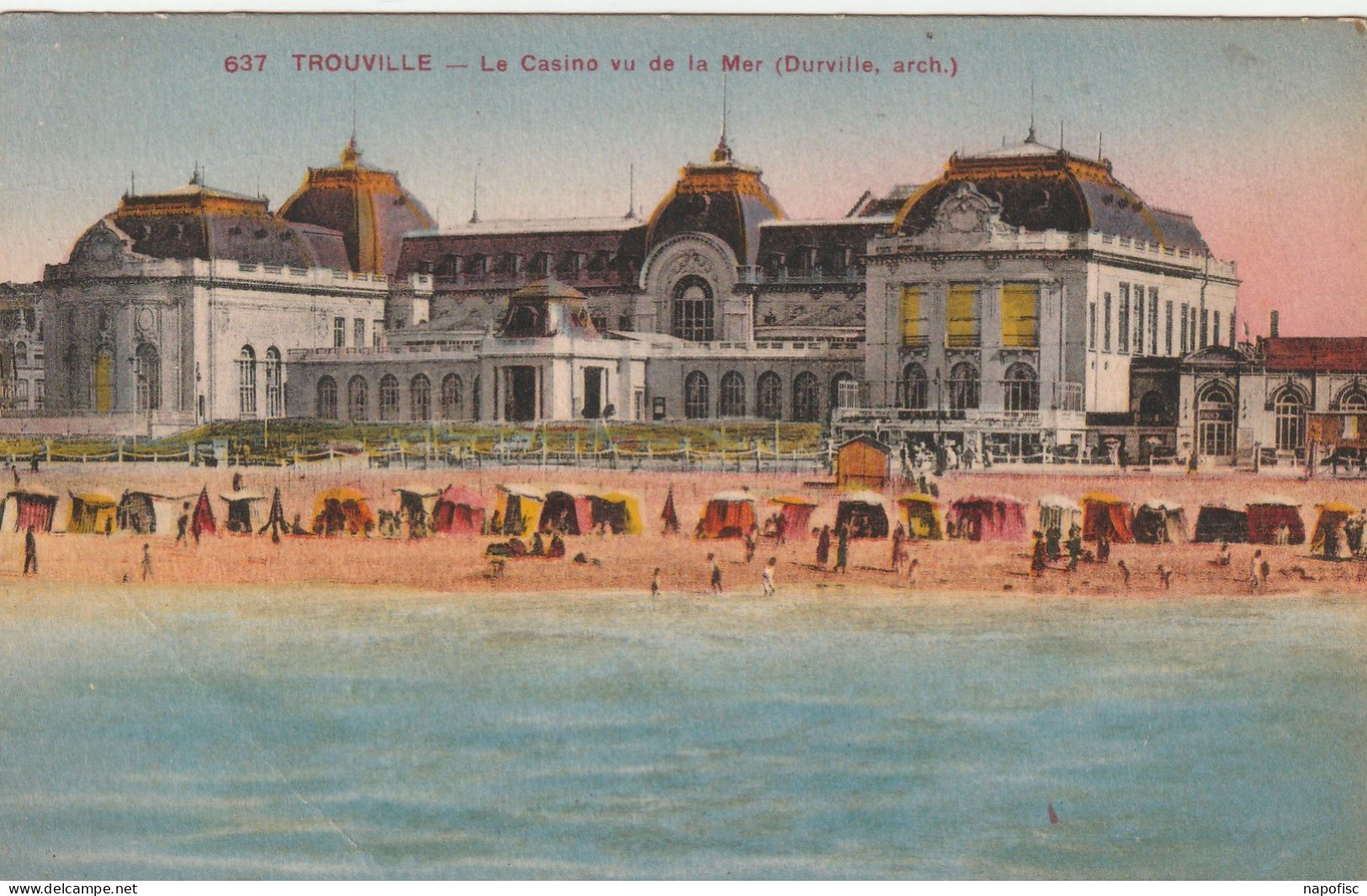 14-Trouville Le Casino Vu De La Mer - Trouville