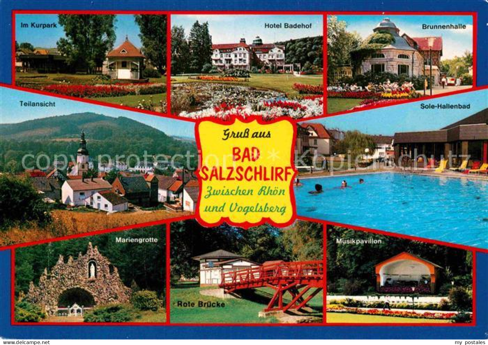 72888348 Bad Salzschlirf Kurpark Hotel Badehof Brunnenhalle Sole Schwimmbad Mari - Andere & Zonder Classificatie