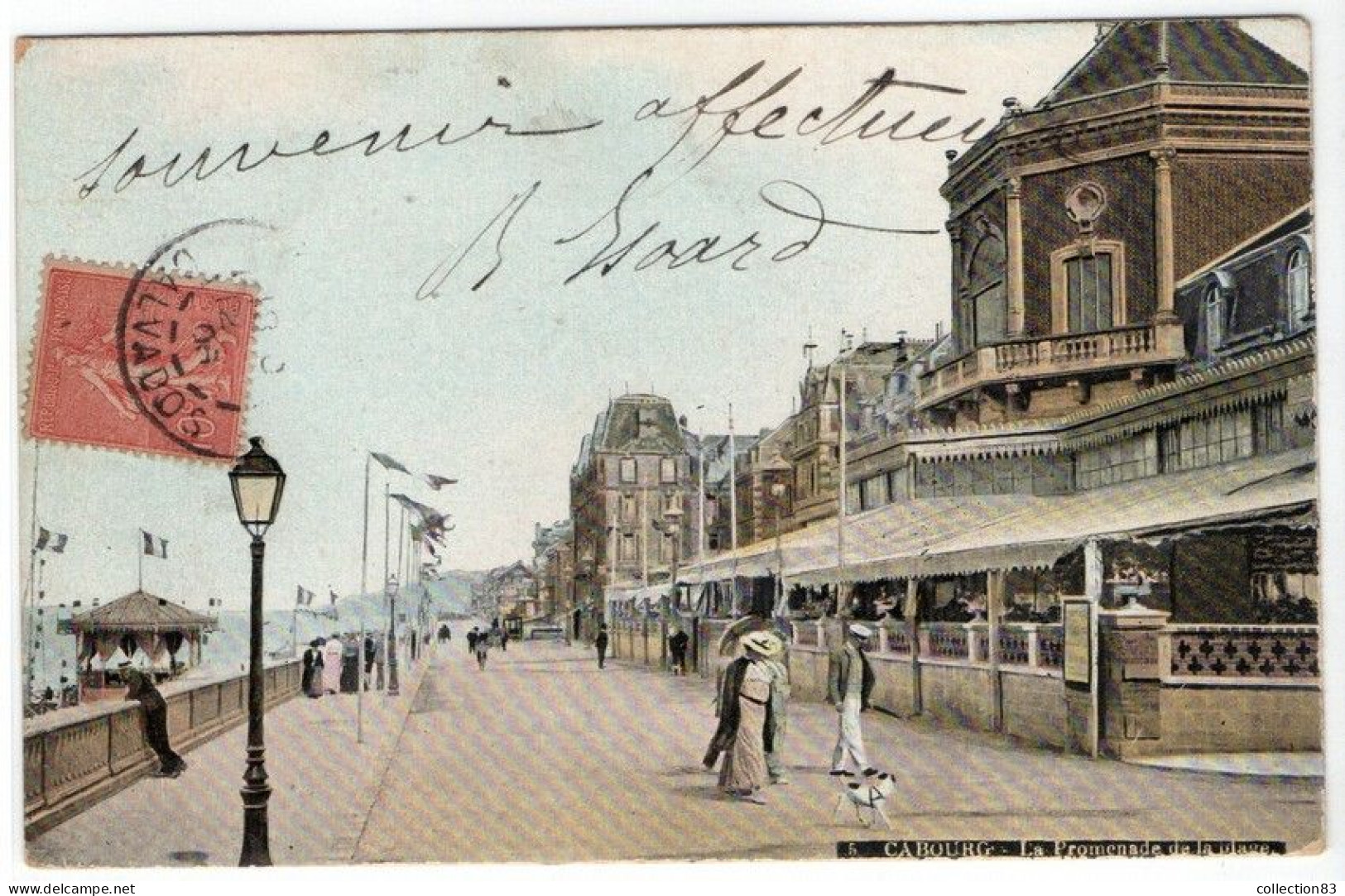 CPA CABOURG La Promenade De La Plage - Cabourg