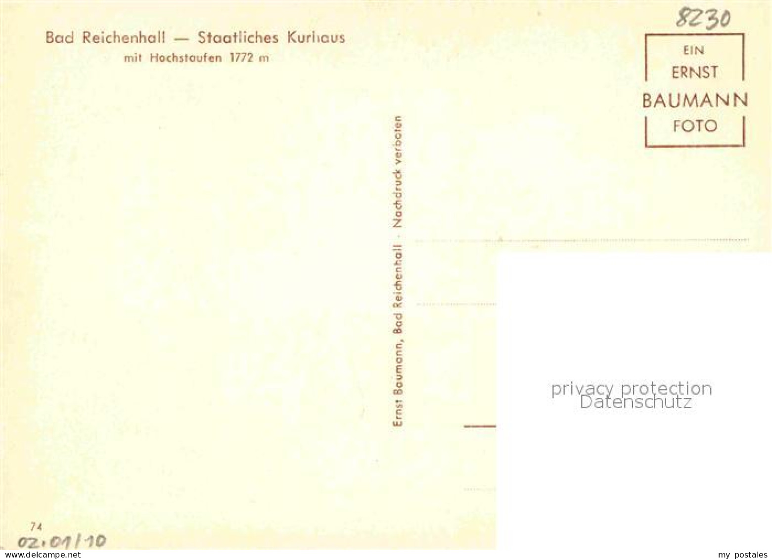 72886847 Bad Reichenhall Staatl Kurhaus mit Hochstaufen Bad Reichenhall