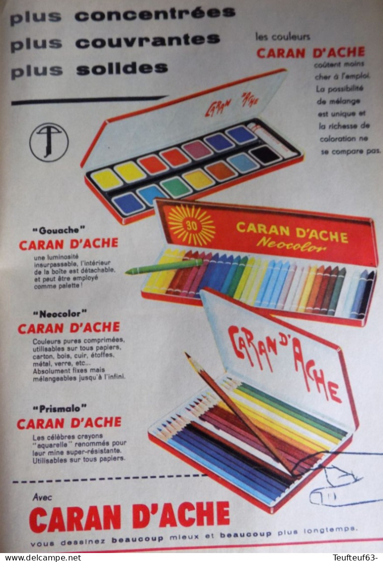 Publicité De Presse ; Les Couleurs Caran D'Ache - Publicités