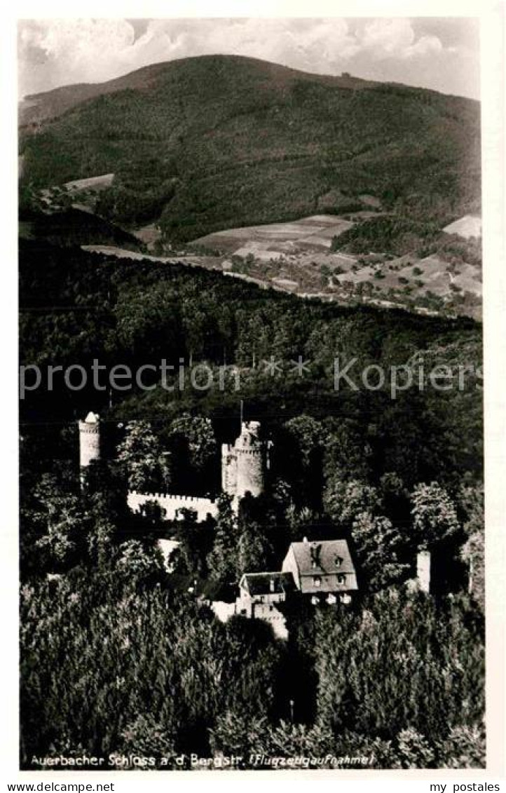 72880269 Auerbach Bergstrasse Burghaus Auerbacher Schloss Fliegeraufnahme Auerba - Bensheim