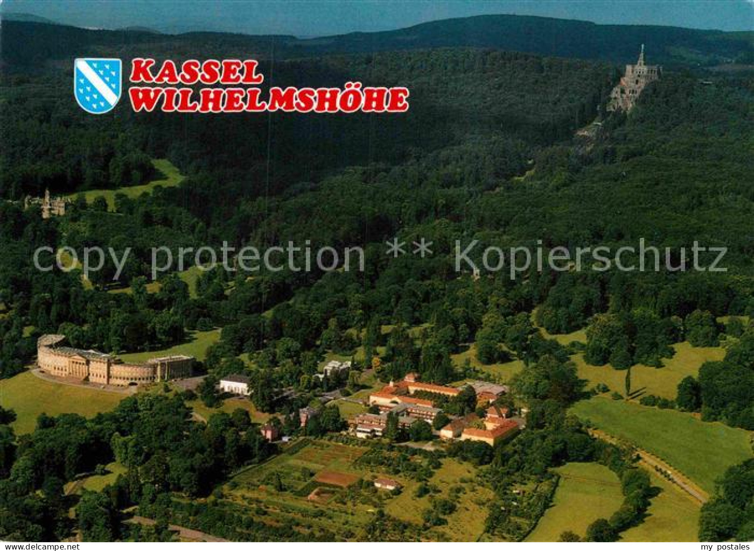 72880208 Wilhelmshoehe Kassel Bergpark Mit Herkules Schloss Loewenburg Schlossho - Kassel