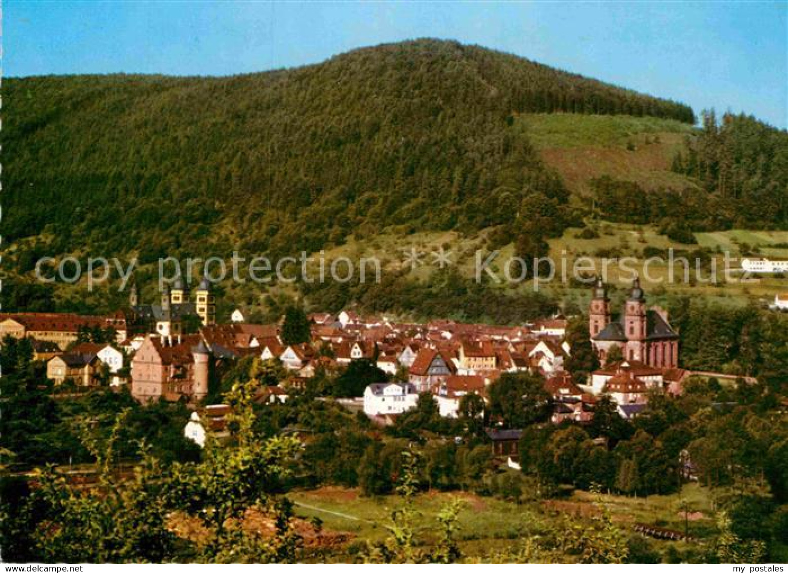 72880140 Amorbach Teilansicht Luftkurort Kirchen Amorbach - Amorbach